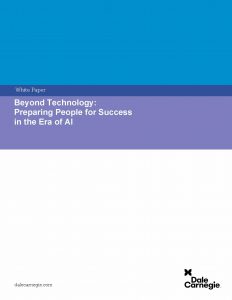 Beyond Technology: Preparing People for Success in the Era of AI