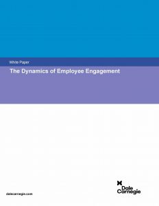 The Dynamics of Employee Engagement