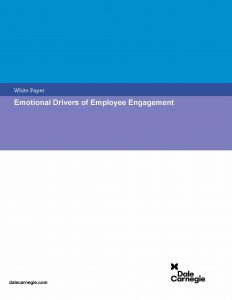 The Emotional Drivers of Employee Engagement: How Organizations and Leaders Can Develop Positive Emotions