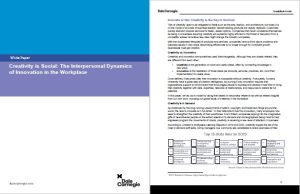 Creativity is Social: The Interpersonal Dynamics of Innovation in the Workplace