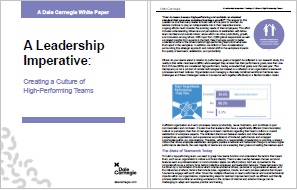 A Leadership Imperative: Creating a Culture of High-Performing Teams