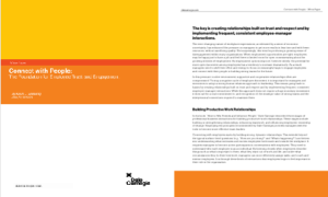 Connect with People: The Foundation for Employee Trust and Engagement
